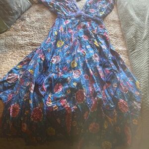 Bohemian Chic Appeal by R.Vivimos Maxi Dress